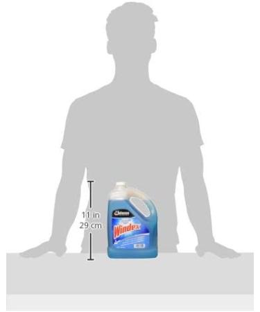 Windex Unscented Glass Cleaner - 1 Gallon | Streak-Free Shine | Blue - Buy Online on GoSupps.com