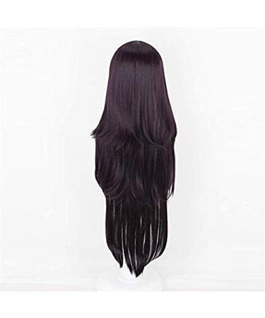 Shop Lz 100cm Black Purple Mikan Tsumiki Anime Cosplay Wig for Dangan-Ronpa | Women's Party Wig & Cap - Buy Online on GoSupps.com