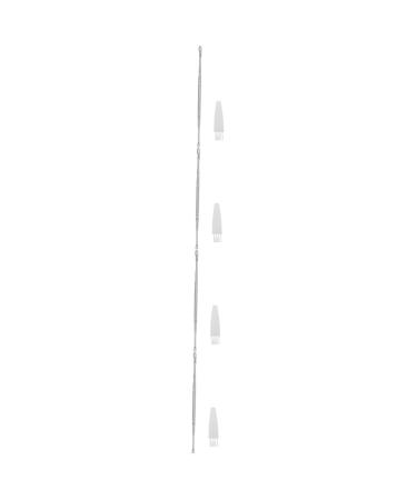 FRCOLOR 4pcs Spiral Ear Spoon Household Earwax Tool Ear Spring Tool Ear Wax Picks Ear Wax Removal Ear Wax Tool Ear Curette Compact Ear Cleaner Outdoor Stainless Steel Ear Pick Silverx4pcs 13X0.5CMx4pcs