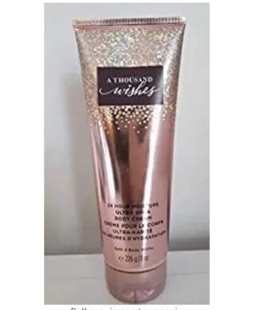 Bath and Body Works A Thousand Wishes Ultra Shea Body Cream 8 oz - 24 hr Moisture | 2019 Edition - Buy Online on GoSupps.com
