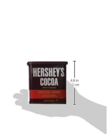 Hershey's Special Dark Cocoa 8-Ounce Container - Pack of 3 | Rich Flavor | Quality Ingredients - Buy Online on GoSupps.com