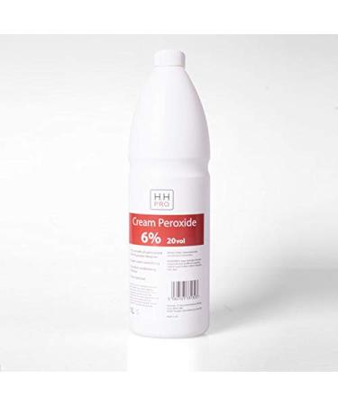 HH Pro Cream Hair Colour Tint Peroxide Developer 6% (20 volume) Litre 1000ml