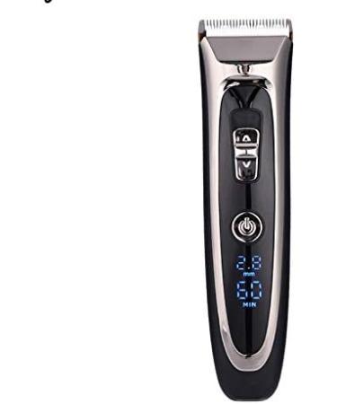Professional Rechargeable Digital Hair Trimmer for Men - Cordless Hair Clipper with Adjustable Ceramic Blade | International Shipping Available - Buy Online on GoSupps.com