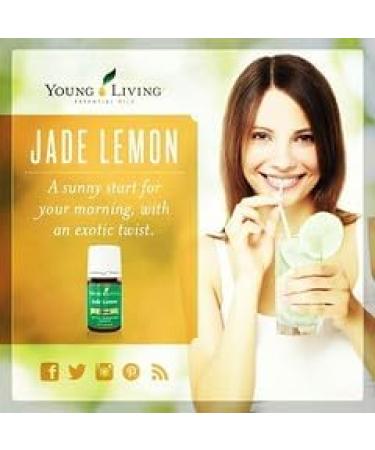 Young Living Jade Lemon Essential Oil 5ml - Premium Citrus Aroma for Freshening & Purifying - Uplifting Lemon-Lime Essential Oil - Buy Online on GoSupps.com