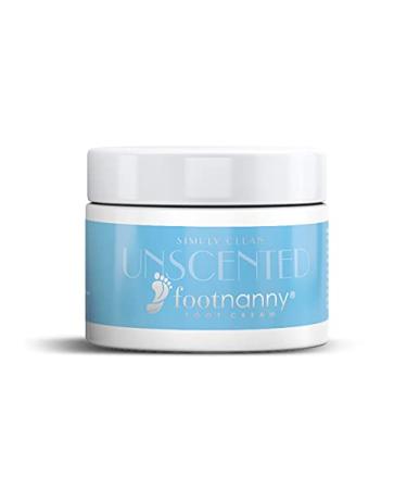 Footnanny - Unscented Foot Cream - Soothes Cracked Heels and Dead Skin with an Old Fashion  Invigorating Formula