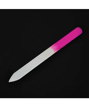 MUJGAN Glass Nail File Czech Glass Fingernail Files Manicure Nail File for Natural Nails Expert Precision Filing + Smooth Finish - Pastel Premium Nail Filer - Buy Online on GoSupps.com
