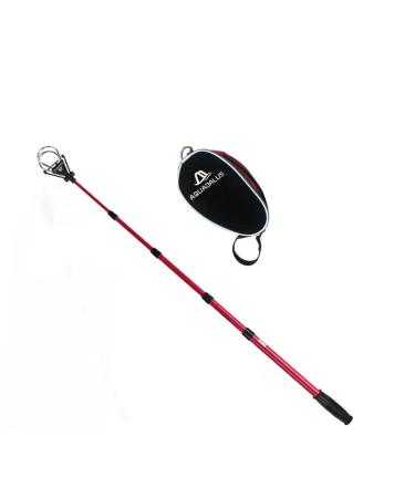 Aquadalus 6 feet/15 feet Club Golf Retriever for Water, Telescopic Retriever with Headcover, Stainless Telescopic Extendable Golf Ball Retriever