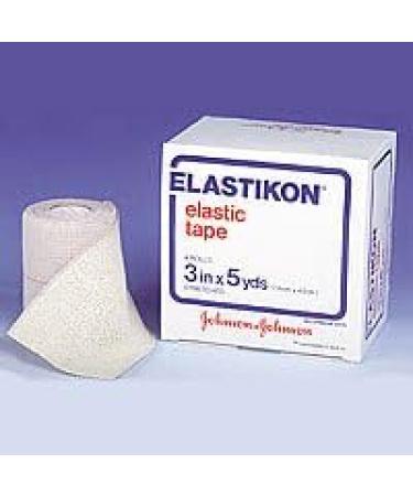 Johnson & Johnson Elastikon Elastic Tape 3 x 2.5 Yards (3 Rolls) | First Aid Tape - Buy Online on GoSupps.com