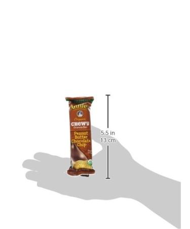 Annie's Organic Chewy Granola Bars - Peanut Butter Chocolate Chip, 5.34 oz (12 Pack) - Healthy Snack Choices - Buy Online on GoSupps.com
