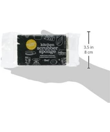 Natural Value Kitchen Scrubber Sponge - Pack of 24 Eco-Friendly Cleaning Sponges - Buy Online on GoSupps.com
