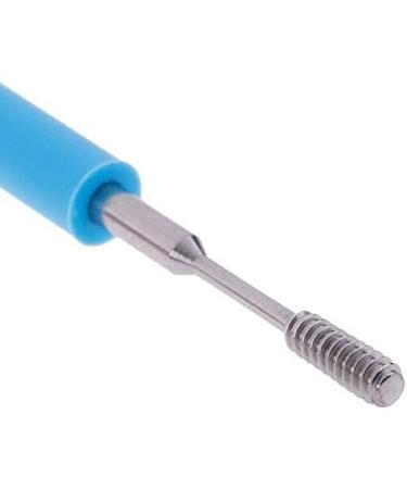 KouRy Portable Stainless Steel Earwax Cleaner - Smart Ear Wax Removal Tool for Ear Care (Blue) | International Shipping Available - Buy Online on GoSupps.com
