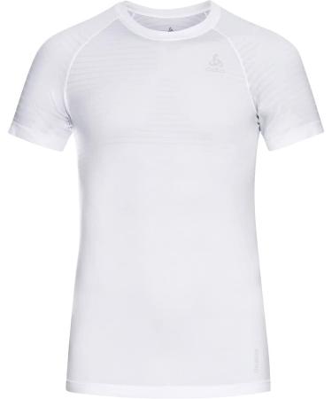 Odlo Men's Performance X-Light Eco Short Sleeve Shirt - Functional Underwear XXL White for Optimal Comfort & Breathability - Buy Online on GoSupps.com