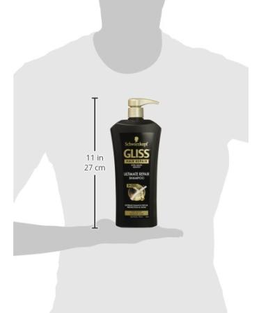GLISS Hair Repair Shampoo | Ultimate Repair for Damaged Hair | 25.4 fl oz - Buy Internationally - Buy Online on GoSupps.com