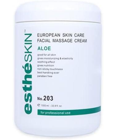 EstheSKIN Collagen Aloe Vitamin Facial Massage Cream - 3 Pack | Premium European Skin Care - 33.8 fl. oz. / 1000 ml - Buy Online on GoSupps.com