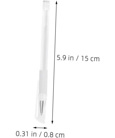 MUSISALY 1 Set Fixed Point Line Pen Brow Pencil Mark Pens Portable Marking Pen Tattoos Marker White Plastic 15.00X0.80X0.80CM White - Buy Online on GoSupps.com