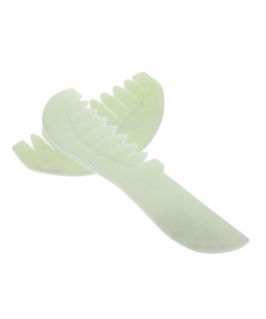 Anneomas 2 pieces jade comb jade combs scalp massage combers scalp massage combs scalp massage tool head acupunctive massage combat scalp ridge scratching ridge for scalp