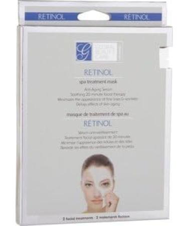 ANTI AGING SERUM SOOTHING 15 MINUTE FACIAL THERAPY Global Beauty Care - 2 per-pakc Retinol Spa Treatment Masks MINIMIZES THE APPEARANCE OF FINE LINES & WRINKLES DELAYS EFFECTS OF SKIN AGING - Buy Online on GoSupps.com