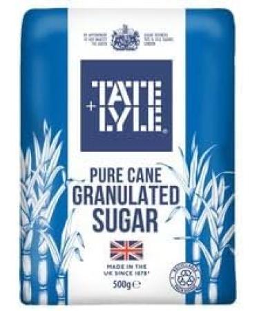Tate & Lyle | Fairtrade Granulated Sugar 10X500g (5Kg)| Pure Cane Sugar | Suitable for vegetarians and vegans - Buy Online on GoSupps.com