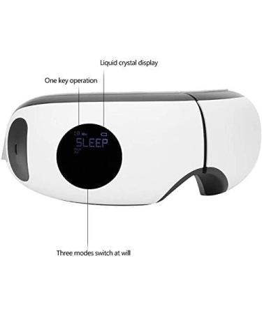 Eye Massager with Heat & Air Compression - USB Rechargeable Eye Therapy for Eye Strain Dark Circles and Better Sleep | International Shipping Available - Buy Online on GoSupps.com