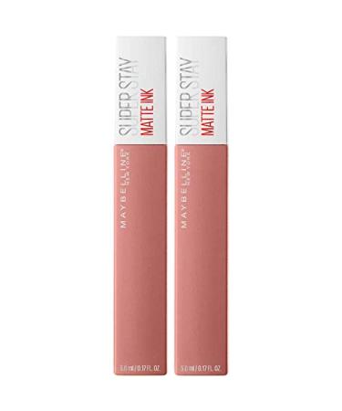 Maybelline Superstay Matte Ink Un-nude Liquid Lipstick Poet 2 Pack - 0.34 Fl Oz (Pack of 2) - Buy Online on GoSupps.com