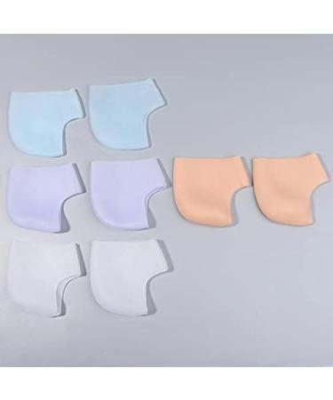 Buy Chrome 2 Pair Moisture Gel Silicone Ferse Protectors - Sock Pedicure Foot Care for Pain Relief & Heel Comfort - International Shipping Available - Buy Online on GoSupps.com
