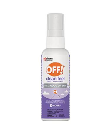 OFF! Clean Feel Insect Repellent Spritz with 20% Picaridin, Feels Good on Skin, 4 oz