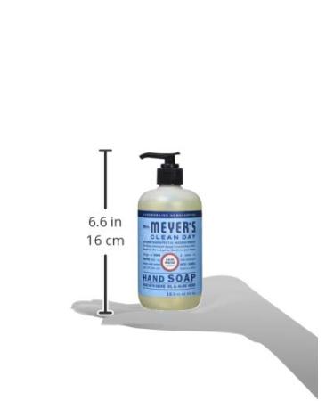 Mrs. Meyer's Rain Water Hand Soap - 12.5 fl. oz, Pack of 6 | Biodegradable Formula with Essential Oils - Buy Online on GoSupps.com