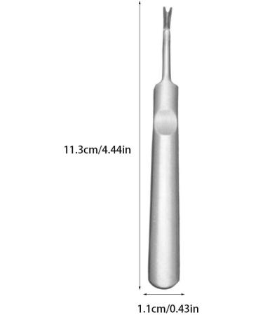 Dajidafu Nail Cuticle Pusher Art Stainless Steel Manicure Edge Remover Handle Reusable Toenail Reusable Salon Pedicure Removing - Buy Online on GoSupps.com