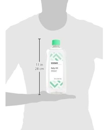 Solimo Baby Oil with Aloe Vera & Vitamin E - 20 Fl Oz (Pack of 4) - Buy Online on GoSupps.com