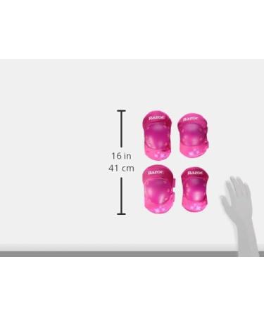 Razor Pink Child Elbow and Knee Pad Set - Protective Gear for Kids - Buy Online on GoSupps.com