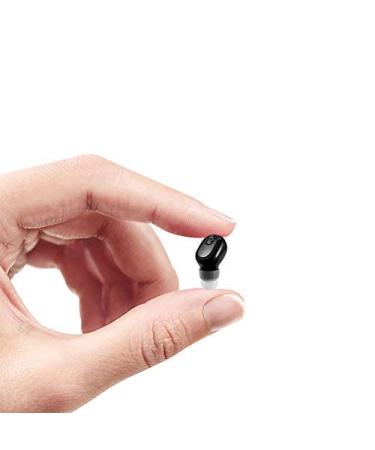 SANWENYU Single Ear Wireless Earbud Bluetooth Headset in-Ear Mini Invisible Headphone Business Earphone (Black)