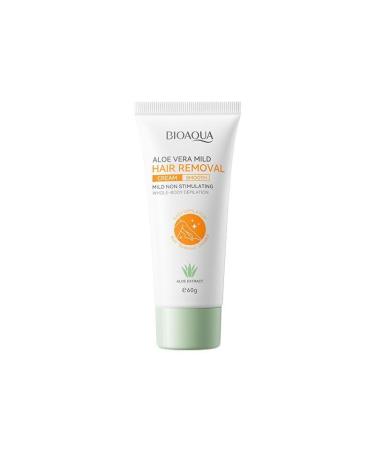 Sensitive Skin Hair Removal Cream for Women | Painless Bikini & Pubic Hair Removal Gel with Aloe Vera & Vitamin E | 60g - Buy Online on GoSupps.com