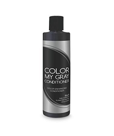 Color Booster Black Color Depositing Conditioner For All Shades of Black Hair to Add Temporary Black Hair Color For Men and Women 8.5 oz