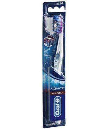Oral-B 3D White Pro-Flex Toothbrush Medium 2pk - Buy Internationally | Best Whitening Toothbrushes - Buy Online on GoSupps.com