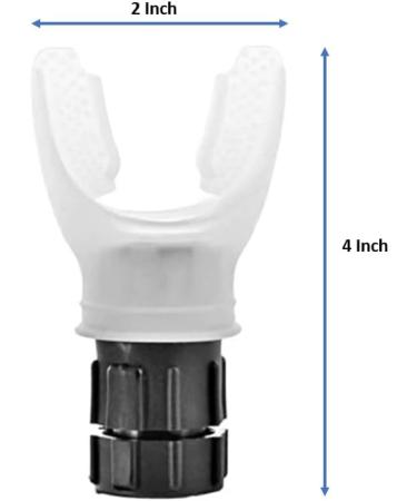OYSTERBOY Compact Silicone Breathing Exercise Device for Expiratory Inspiratory Muscle Resistant Trainer Lung Capacity Respiratory Therapy Training Inhale Health O2 Trainer (White) - Buy Online on GoSupps.com