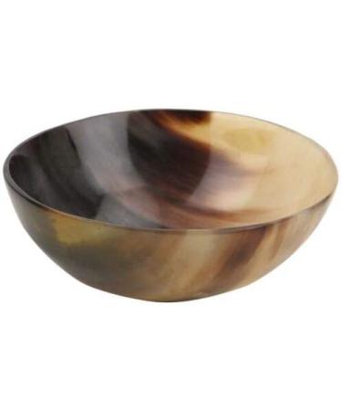 Genuine Ox Horn Palm Lathering Shave Bowl - Handcrafted for a Luxurious Shaving Experience - Buy Online on GoSupps.com
