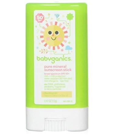 Babyganics Pure Mineral Sunscreen Stick - SPF 50+ - 0.47 oz