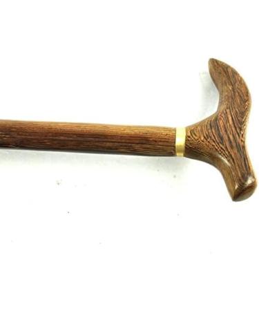 Canes Natural Wooden Walking Stick with Anti Slip Rubber Traditional Style Wood Canes for Women 34inch Star of Light - Buy Online on GoSupps.com