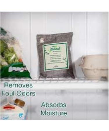 Bamboo Activated Charcoal Air Purifier Bags (Pack of 4, 200g Each) | Natural Deodorizer & Odor Eliminator for Home, Car, Closet, and Refrigerator - Buy Online on GoSupps.com