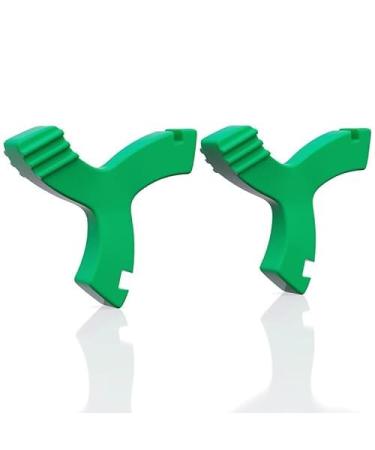 Chewies for Invisalign aligner Y-shaped chewies for aligner trays Sitzers orthodontic munchies for Invisalign (2 pieces green) 2 pieces green