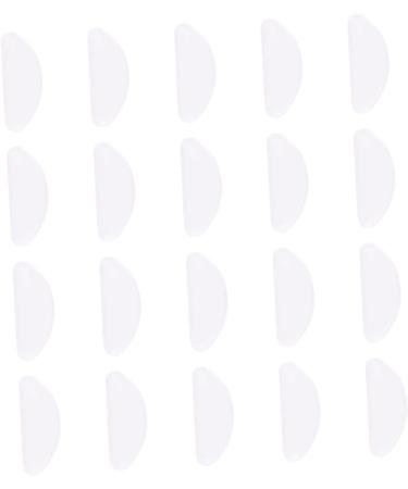 Gleavi 20 Pairs Self-Adhesive Silicone Nose Pads for Glasses - Anti-Slip Soft Nasal Pads Repair Set (White 1x2pcs) - Buy Online on GoSupps.com