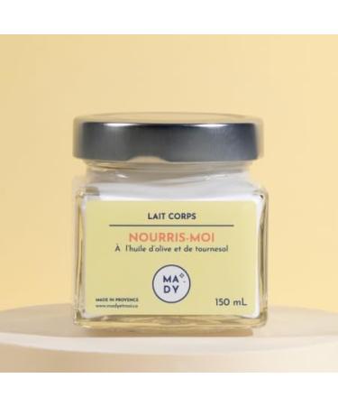 Nourishing body milk for very dry skin with almond fragrance - organic vegan cosmetics Made in France