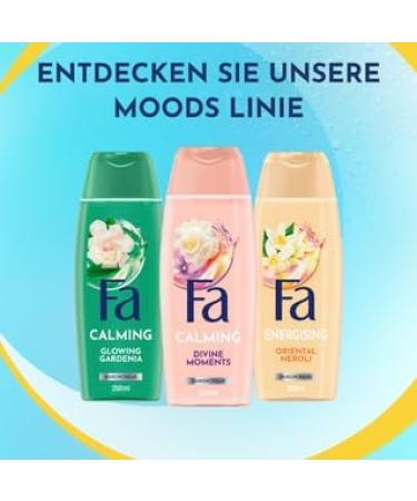 FA Shower Gel Divine Moments 3 x 250 ml 95 ingredients of natural origin send your senses on a wonderful journey and enjoy the velvety scent of wild camellias - Buy Online on GoSupps.com