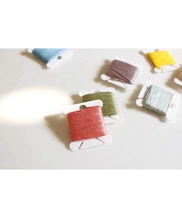 Plastic Floss Bobbins for Cross Stitch & Sewing Storage - 120 Pcs White Thread Cards for Embroidery & Friendship Bracelet Making - Buy Online on GoSupps.com