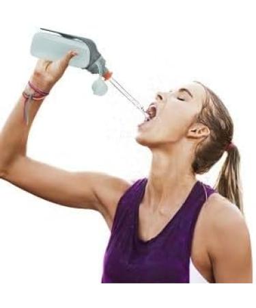 Mobico 250ml Clear Drinking Bottle - Ideal for Jogging Running Hiking & Outdoor Sports - Clip-On Water Bottle for Fitness - Buy Online on GoSupps.com