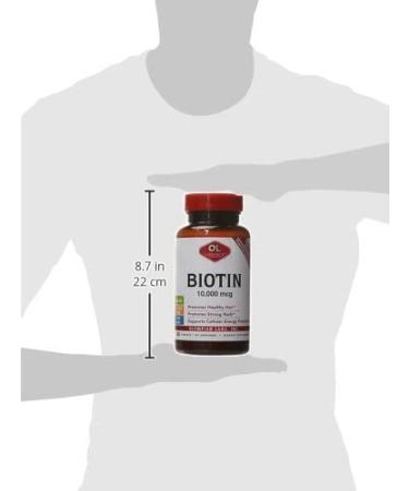 Buy Olympian Labs Biotin 10000 mcg - 60 Tablets for Healthy Hair, Skin & Nails - Buy Online on GoSupps.com