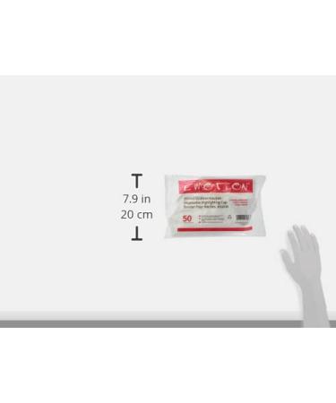 Fripac-Medis Disposable Hair Caps - 50 Pack Single-Walled Embossed - Ideal for Salons & Spa Services - International Shipping - Buy Online on GoSupps.com