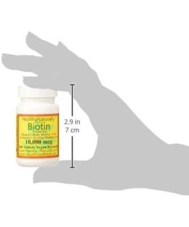 Biotin 10,000 mcg (500 Tablets) - Hair, Skin, Nails Growth Supplement - Buy Online on GoSupps.com