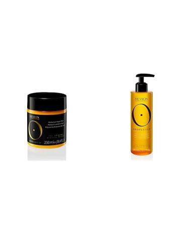 REVLON PROFESSIONAL OROFLUIDO Original Elixir Argan Oil 30ml + Light Shampoo 240ml + Mask 250ml