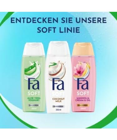 Fa Caring shower gel coconut milk with natural coconut extract and the exotic nourishing scent of coconut milk 3 x 250 ml - Buy Online on GoSupps.com